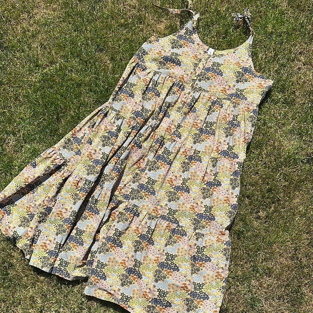 Kate Quinn Floral Sleeveless Maxi Dress Sz XL